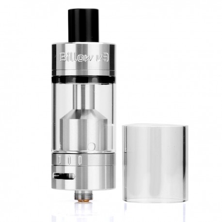 Authentic Ehpro Billow V3 RTA Tank Rebuildable Atomizer - Silver, 4.6ml, Stainless Steel
