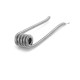 Authentic ADVKEN Clapton 24 x 30 AWG Pre-Coiled Wires for Rebuildable Atomizers - Silver (5 PCS)
