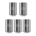 Authentic Eleaf Lyche Dual Coil Head - Silver, 316 Stainless Steel, 0.25 Ohm (5 PCS)