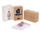 Authentic HCigar Fodi RDTA Rebuildable Dripping Tank Atomizer - Blue, 316 Stainless Steel + Glass, 2.5mL, 22mm Diameter