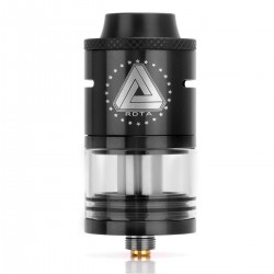 Authentic IJOY Limitless RDTA Rebuildable Dripping Tank Atomizer - Black, Stainless Steel, 4ml