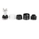 Authentic IJOY Limitless RDTA Rebuildable Dripping Tank Atomizer - Black, Stainless Steel, 4ml