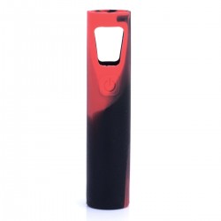 Authentic Vapesoon Protective Silicone Sleeve Case for Joyetech eGo AIO - Black + Red