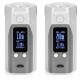 Pre-order Authentic Wismec Reuleaux RX200S TC VW Variable Wattage Box Mod - Silver + Grey, Stainless Steel, 1~200W, 3 x 18650