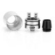 Authentic Geekvape Tsunami 24 RDA Rebuildable Dripping Atomizer - Silver, Stainless Steel, 24mm Diameter