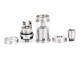 Authentic Youde UD EZ RTA Rebuildable Tank Atomizer - Silver, Stainless Steel, 4ml, 22mm Diameter