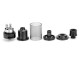 Authentic AUGvape Merlin RTA Rebuildable Tank Atomizer - Black, Stainless Steel, 4ml, 23mm Diameter