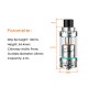 Authentic GeekVape Eagle Sub Ohm Tank Top Airflow Version w/ HBC - Silver, Stainless Steel, 6ml, 25mm Diameter