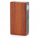 Authentic ADVKEN Wooden V3 Mechanical Box Mod - Red, Wood, 2 x 18650