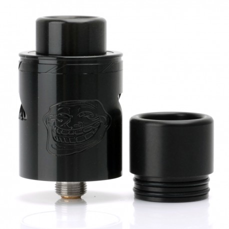 Authentic WOTOFO The Troll RDA V2 Rebuildable Dripping Atomizer - Black, Stainless Steel, 22mm Diameter