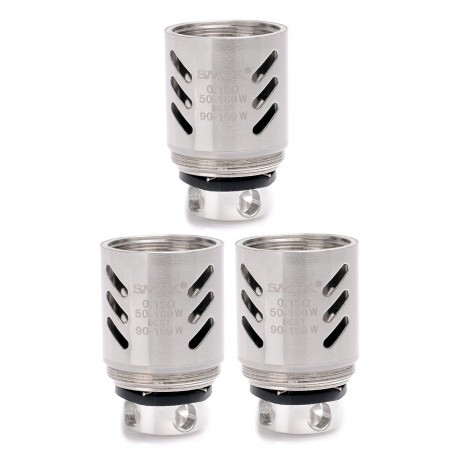 Authentic SMOKTech SMOK V8-Q4 Coil Head for TFV8 CLOUD BEAST Tank - Silver, Stainless Steel, 0.15 Ohm (3 PCS)