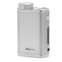 [Ships from Bonded Warehouse] Authentic Eleaf iStick Pico TC VW Box Mod - Brushed Silver, Aluminum Alloy, 1~75W, 1 x 18650