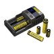[Ships from Bonded Warehouse] Authentic Nitecore SC2 Superb 2-Slot Battery Charger for E-s - Black, US Plug