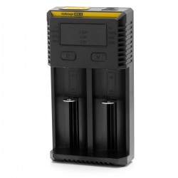 [Ships from Bonded Warehouse] Authentic Nitecore NEW I2 Dual-Slot Li-ion Battery Charger - Black, US Plug