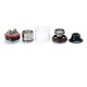Authentic CoilArt MAGE RTA Rebuildable Tank Atomizer - Black, Stainless Steel, 3.5ml, 24mm Diameter
