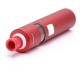 Authentic Joyetech EGo AIO D22 1500mAh Starter Kit - Red, Stainless Steel, 22mm Diameter