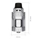 Authentic OBS Engine RTA Rebuildable Tank Atomizer - Black, Stainless Steel, 5.2ml, 25mm Diameter