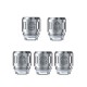 [Ships from Bonded Warehouse] Authentic SMOK TFV8 Baby Tank V8 Baby-T8 Coil Head - Silver, Stainless Steel, 0.15 Ohm (5 PCS)