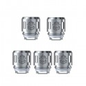 [Ships from Bonded Warehouse] Authentic SMOK TFV8 Baby Tank V8 Baby-T8 Coil Head - Silver, Stainless Steel, 0.15 Ohm (5 PCS)