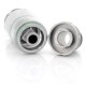 Authentic Wismec Cylin RTA Rebuildable Tank Atomizer - Silver, Stainless Steel, 3.5ml, 22mm Diameter