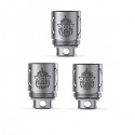 Authentic SMOKTech SMOK TFV8 V8-X4 Coil Head - Silver, Stainless Steel, 0.15 Ohm (3 PCS)