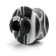 Wide Bore 510 Drip Tip for E- Atomizers - Black, Acrylic, 13mm