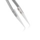 VETUS ceramic pointed tip Stainless Steel Tweezers - Grey + White