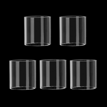 Authentic Vapesoon Replacement Glass Tube for SMOK TFV8 Clearomizer - Transparent, 25.5mm Diameter (5 PCS)