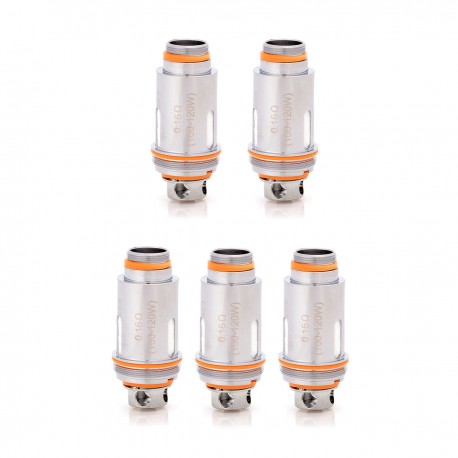 Authentic Aspire Cleito 120 Replacement Coil Heads - Silver, 0.16 Ohm (100~120W) (5 PCS)