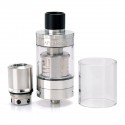 Authentic Vaporesso Giant Dual Tank Atomizer w/ RBA Deck - Silver, Stainless Steel, 3.0ml, 25.5mm Diameter