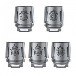 Authentic SMOKTech SMOK TFV8 Baby Tank V8 Baby-Q2 Coil Head - Silver, Stainless Steel, 0.4 Ohm (5 PCS)