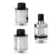 Authentic Aspire Quad-Flex Survival 4-in-1 Atomizer Kit - Silver, Stainless Steel + Glass