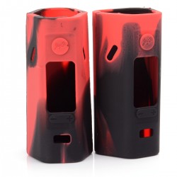 Authentic Vapesoon Protective Silicone Case Sleeve for Wismec Reuleaux RX2/3 Mod - Black + Red (2 PCS)