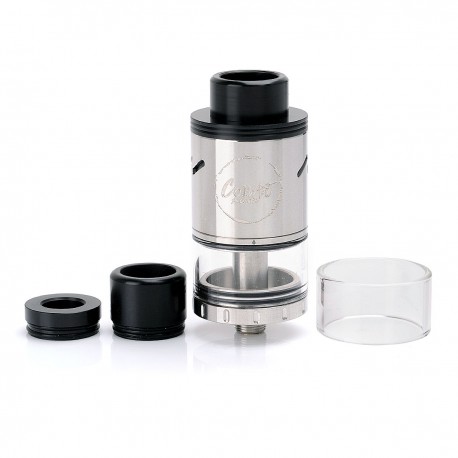 Authentic CoilART Azeroth RDTA Rebuildable Dripping Tank Atomizer - Silver, Stainless Steel, 4ml, 24mm Diameter