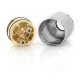 Authentic IJOY Limitless 24 RDA Rebuildable Dripping Atomizer - Silver, Stainless Steel + Brass, 24mm Diameter