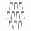 Authentic Demon Killer Clapception Coil + Allen Key Kit - Silver, Kanthal A1 + 316L Stainless Steel, 0.35 Ohm (10 PCS)