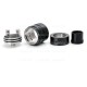 Authentic Wotofo Sapor RDA V2 25mm Version Rebuildable Dripping Atomizer - Black, Stainless Steel, 25mm Diameter
