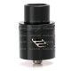 Authentic WOTOFO the Troll RDA V2 25 Rebuildable Dripping Atomizer - Black, Stainless Steel, 25mm Diameter