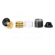 Authentic IJOY Combo RDTA Rebuildable Dripping Tank Atomizer - Black, Stainless Steel + Glass, 6.5mL, 25mm Diameter