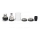 Authentic Ehpro Billow V2.5 RTA Rebuildable Tank Atomizer - Black, Stainless Steel + Glass, 6mL, 25mm Diameter