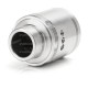 Authentic Wismec Neutron RDA Rebuildable Dripping Atomizer - Silver, Stainless Steel, 25mm Diameter