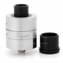 Authentic Wotofo Sapor RDA V2 25mm Version Rebuildable Dripping Atomizer - Silver, Stainless Steel, 25mm Diameter