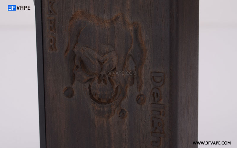 Delight Joker Ebony Wooden Mechanical Box Mod