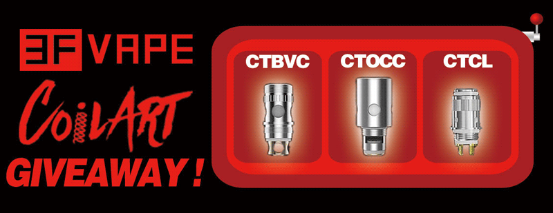 CoilArt Coil Head Giveaway - 3FVAPE