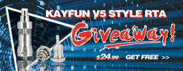 Kayfun V5 Style RTA Giveaway - 3FVAPE