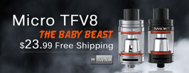 Authentic Smok Micro TFV8 Baby Beast Atomizer - 3FVAPE
