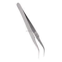 VETUS ST-15 Stainless Steel Curved Tweezers