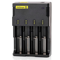 Authenitc Nitecore i4 4-Slot Smart Battery Charger for Li-ion / Ni-MH / Ni-Cd Batteries