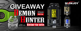 Authentic SMOKJOY Demon Hunter RDTA Giveaway