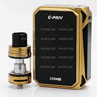 Authentic SMOK G-Priv 220W TC VW Mod+TFV8 Big Baby Kit 